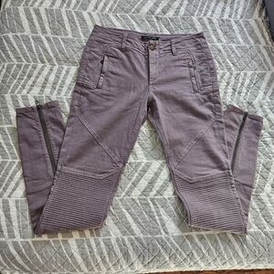 Marissa Webb Moto Zip Skinny Pants sz27